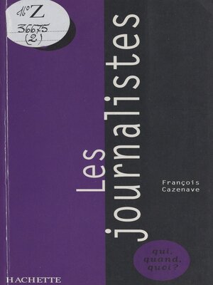 cover image of Les journalistes